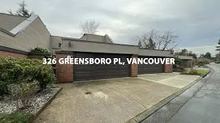 🏡Tranquil Golf Course Retreat at Langara Estates – Rare Townhome Gem 🌿⛳326 GREENSBORO PL, VANCOUVER