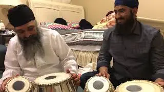 Teentaal Tukra #1  Advanced Tabla Lesson - Bhai Sarbjeet Singh Laadi