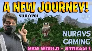 Peaceful Minecraft Live {Solo Grind} | Stream - 1 | NURAV STREAMS | NURAV01 (Portrait)