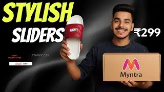 🔥Most Stylish Summer Sliders from Myntra Under ₹500!