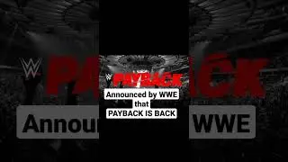 WWE have announced that Payback 2023 will take place in Pittsburgh on September 2. #wwe #payback
