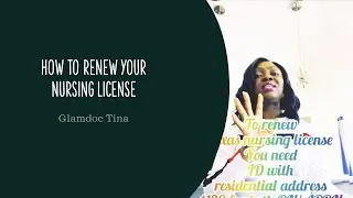 How to Renew Your Nursing license: Create Nursys e-notify & nursing portal account
