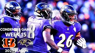Bengals vs Ravens 2025 Week 15 Condensed Game | NFL Highlights