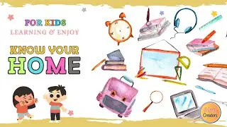 Guess the Name! Learn Common Household Items for Kids #kidslearning #nursery #kidsfun #viralvideo