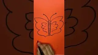 Butterfly | Drawing | #tracing #drawingforkid #youtubeshorts #doodledookids #butterfly #kidslearning