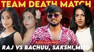 DOVERAJ VS GODL GIRL STREMERS | 5K CHALENGE TDM ROOM @BACHU @Mizo @Sharkshe S @Dove Raj 🤯