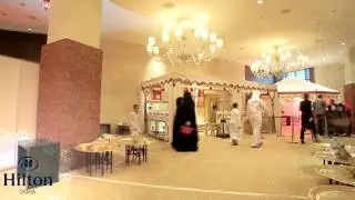 Iftar dinner at Hilton Doha