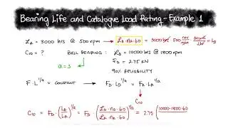 Bearing Load Rating and Life - Example 1