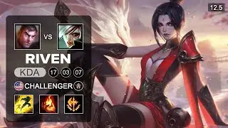 Riven Top vs Jayce - NA Challenger - Season 12 Patch 12.5