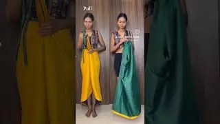 New style drape skirt easy to wear Haute Couture