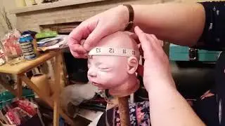 How to measure a reborn dolls head for a wig