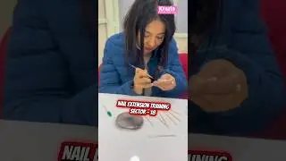 Best Nail Extension Training in Noida Sector18 by Krazia Academy #nailclass #nailacademy #nailschool