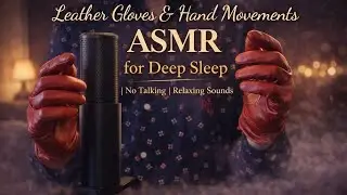 ASMR leather gloves
