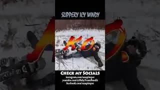 The EUC vs Slippery, Icy, and Windy Conditions Pt3 #euc #snow #ice #winter #challenge
