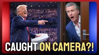 Something UNBELIEVABLE Happened When Gavin Newsom Walked Into Trump's Davos Speech