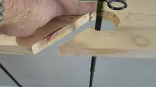 Ceiling fishing rod holder DIY cheap homedepot