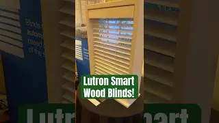 Smart Wood Blinds from Lutron! #smarthome #ces2026