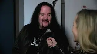 Томми Болан (Warlock, Нью-Йорк) на вечеринке The Metal Hall of Fame на Сансет-стрип.