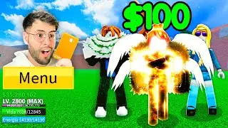 Gastei R$100 em Contas no Blox Fruits