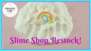 WISH UPON A STAR ETSY SLIME SHOP RESTOCK🌟 MARCH 24TH!! CLOUD SLIMES & BEST SELLERS!!