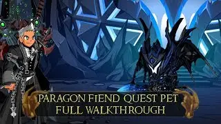 AQW Paragon Fiend Quest Pet Guide and Rewards! | New Dage Quest Pet!