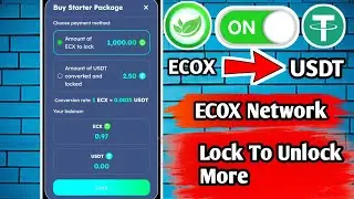 Lock To Unlock More // Ecox Network Lock Unlock Event // Ecox Network New Update // Ecox Network //