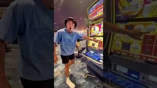 $10 hits dragon train with crazy triple gamble #casino #slotscasinogames #slotking #bigwin #slot