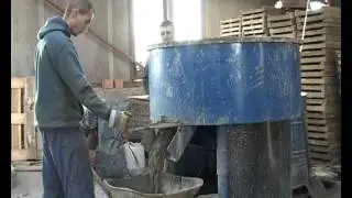 Térkőgyártás folyamata