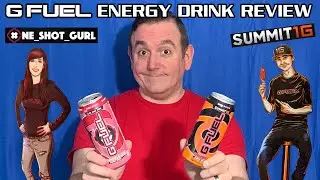 GFuel Strawberry Slushie & Summit1G Energy Drink Review; @ONE_shot_GURL @summit1g GFuel Flavors!