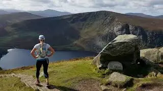 Running to Lough Tay Guinness Lake