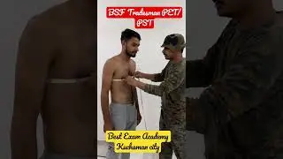 BSF Tradesman PET/PST Physical ! BSF Tradesman Physical Date 2023