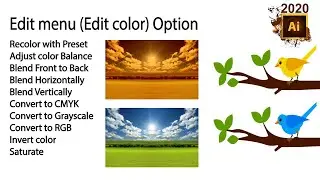 Adobe illustrator class 131 edit menu  edite color Urdu/Hindi