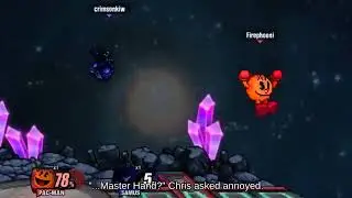 Fair Pikachu near Big Battlefield picking up Gooey Bomb Melee