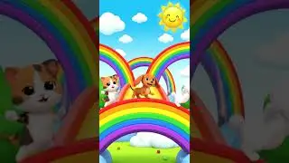 Title Idea: Fun Adventures with Puppy, Kitty, and Bunny! 🐾✨​#kidsvideo#cartoon#learncolors #cutepets