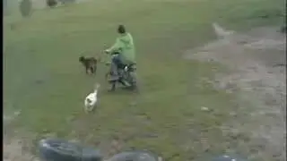 me and friend on motro bikes