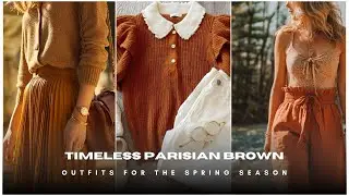🏛️ Timeless Parisian Brown 👢 Outfits for the Spring Season