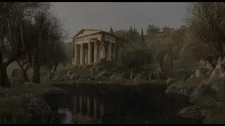 Rain Over Ancient Ruins 🌧️ | Soothing ASMR at a Greek Temple for Sleep & Reflection