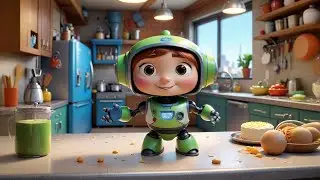 Rosie Robot Makes a Pie | Fun Cooking & Counting Song for Kids | Educational Nursery Rhyme