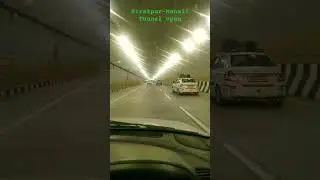 #Kiratpur #Manali Tunnel Open for tourists now #latestupdate