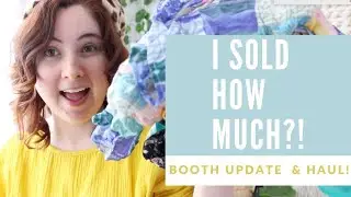 Booth Update: How Much I Made Selling Vintage Clothes in 2.5 Months! Plus a Vintage Haul!