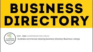 Business Directory for Cleaners
