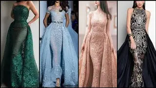 Gorgeous And Elegant Sweetheart Mermaid Prom Dress with Detachable Train