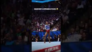 Impressive floor routine from the one and only Simone biles#olympics
