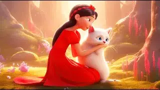The story of the princess and the magic cat. An educational bedtime tale for children.