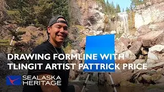How to Draw Formline on a Painted Canvas