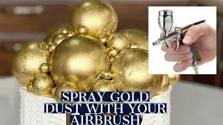 Master Gold Dust Airbrushing: No Clogs, Just Shine! #AirbrushTips #GoldDustArt