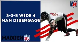 Nickel 3-3-5 Wide 4 Man Disengage Blitz Concept| Madden 22 Tips|