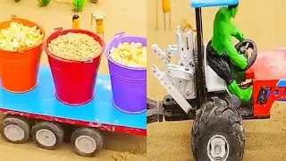 Diy tractor loader mini Bulldozer to making concrete road | Construction Vehicles, Road Roller
