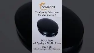 Black Jade Cabochon BJ-2A-0002 #cabochon  #cabochonforjewelry  #cabochonsupplier  #cabochons
