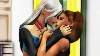 MY FIRST KISS 💕 GIRL LOVE STORY 👭🏻 THE SIMS 4 LGBTQ LOVE STORY